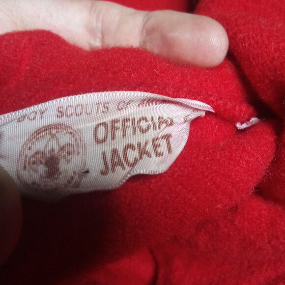 Vintage Boy Scouts America Official Jacket Shacket Wool Patches - Picture 6 of 8